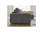 Anakin - Canapé D'Angle Convertible Réversible Coffre - Tissu Bouclette - 2 Coussins