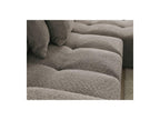 Anakin - Canapé D'Angle Convertible Réversible Coffre - Tissu Bouclette - 6 Coussins