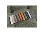 Anakin - Canapé D'Angle Convertible Réversible Coffre - Tissu Bouclette - 6 Coussins
