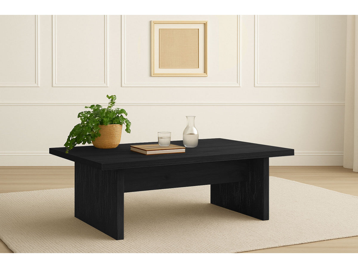 Loana - Mesa de centro 120 cm efecto madera