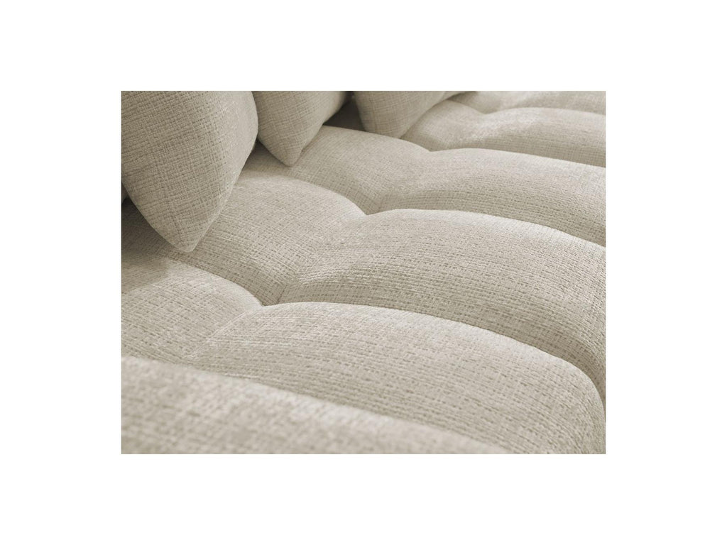Anakin - Canapé D'Angle Réversible Convertible Coffre - Tissu Texturé - 6 Coussins