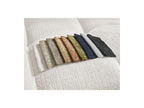 Anakin - Canapé D'Angle Réversible Convertible Coffre - Tissu Texturé - 6 Coussins