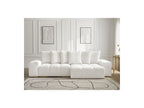 Anakin - Canapé D'Angle Réversible Convertible Coffre - Tissu Texturé - 6 Coussins