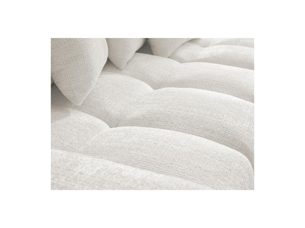 Anakin - Canapé D'Angle Réversible Convertible Coffre - Tissu Texturé - 6 Coussins