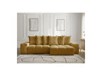 Anakin - Canapé D'Angle Réversible Convertible Coffre - Tissu Texturé - 6 Coussins