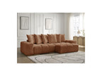 Anakin - Canapé D'Angle Réversible Convertible Coffre - Tissu Texturé - 6 Coussins