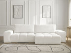 Anakin - Reversible Corner Sofa - Textured Fabric - 2 Cushions