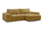 Anakin - Reversible Corner Sofa - Textured Fabric - 2 Cushions