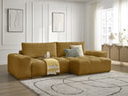 Anakin - Reversible Corner Sofa - Textured Fabric - 2 Cushions