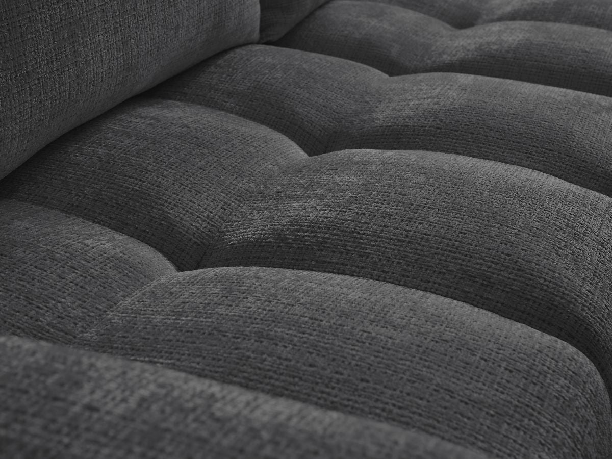 Anakin - Reversible Corner Sofa - Textured Fabric - 2 Cushions