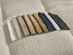 Anakin - Canapé D'Angle Réversible - Tissu Texturé - 6 Coussins