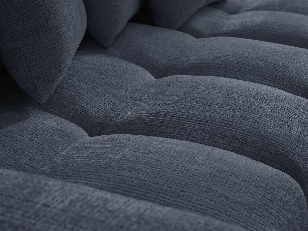 Anakin - Canapé D'Angle Réversible - Tissu Texturé - 6 Coussins