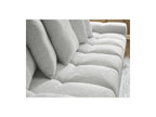 Anakin - Canapé Droit Convertible Coffre - Tissu Texturé - 6 Coussins