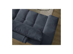 Anakin - Canapé Droit Convertible Coffre - Tissu Texturé - 2 Coussins