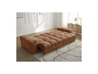 Anakin - Canapé Droit Convertible Coffre - Tissu Texturé - 2 Coussins