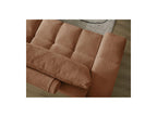 Anakin - Canapé Droit Convertible Coffre - Tissu Texturé - 2 Coussins