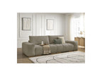 Anakin - Canapé Droit Convertible Coffre - Tissu Texturé - 2 Coussins