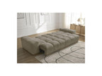 Anakin - Canapé Droit Convertible Coffre - Tissu Texturé - 2 Coussins
