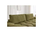 Anakin - Canapé Droit Convertible Coffre - Tissu Texturé - 2 Coussins