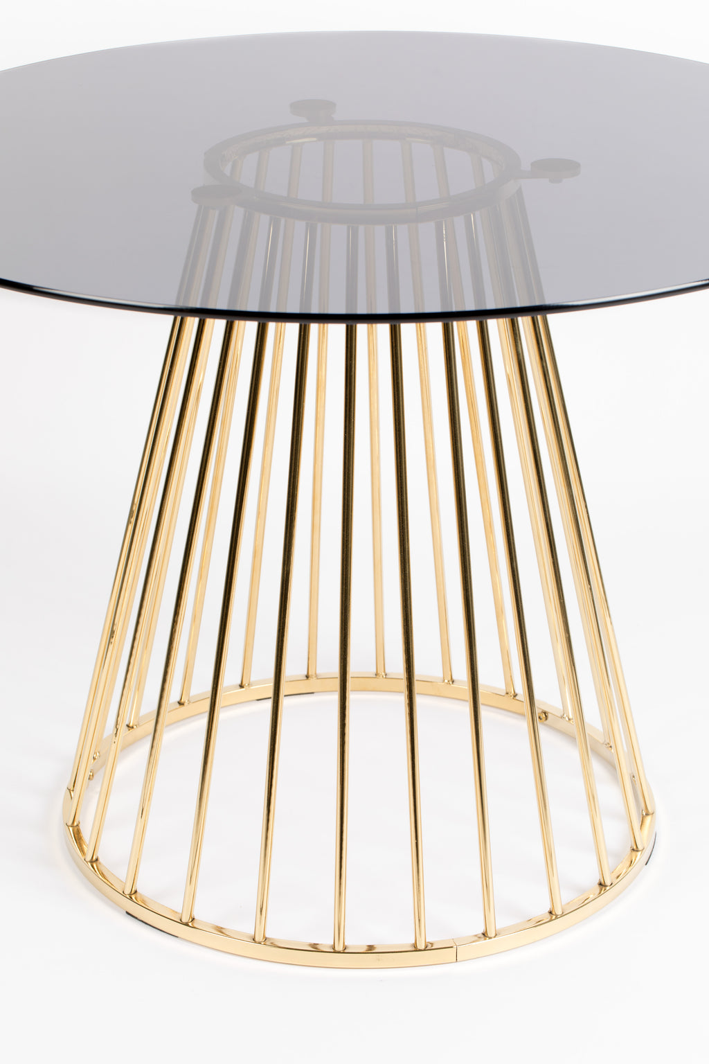 Floris - Mesa de comedor - Vidrio - Oro