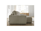 Anakin - Canapé Panoramique Convertible Coffre - Tissu Texturé - 3 Coussins