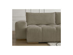 Anakin - Canapé Panoramique Convertible Coffre - Tissu Texturé - 3 Coussins