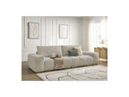 Anakin - Fixed 3-Seater Straight Sofa - Textured Fabric - 2 Cushions