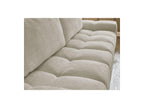Anakin - Fixed 3-Seater Straight Sofa - Textured Fabric - 2 Cushions