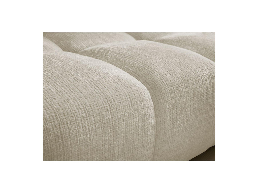Anakin - Fixed 3-Seater Straight Sofa - Textured Fabric - 2 Cushions