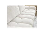 Anakin - Fixed 3-Seater Straight Sofa - Textured Fabric - 2 Cushions