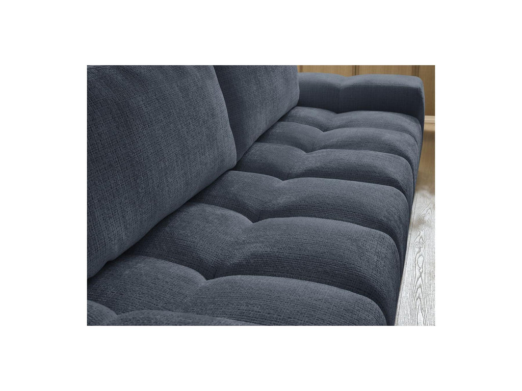 Anakin - Fixed 3-Seater Straight Sofa - Textured Fabric - 2 Cushions