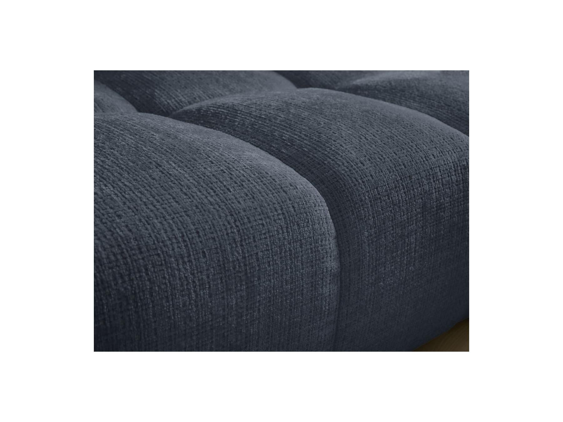 Anakin - Fixed 3-Seater Straight Sofa - Textured Fabric - 2 Cushions