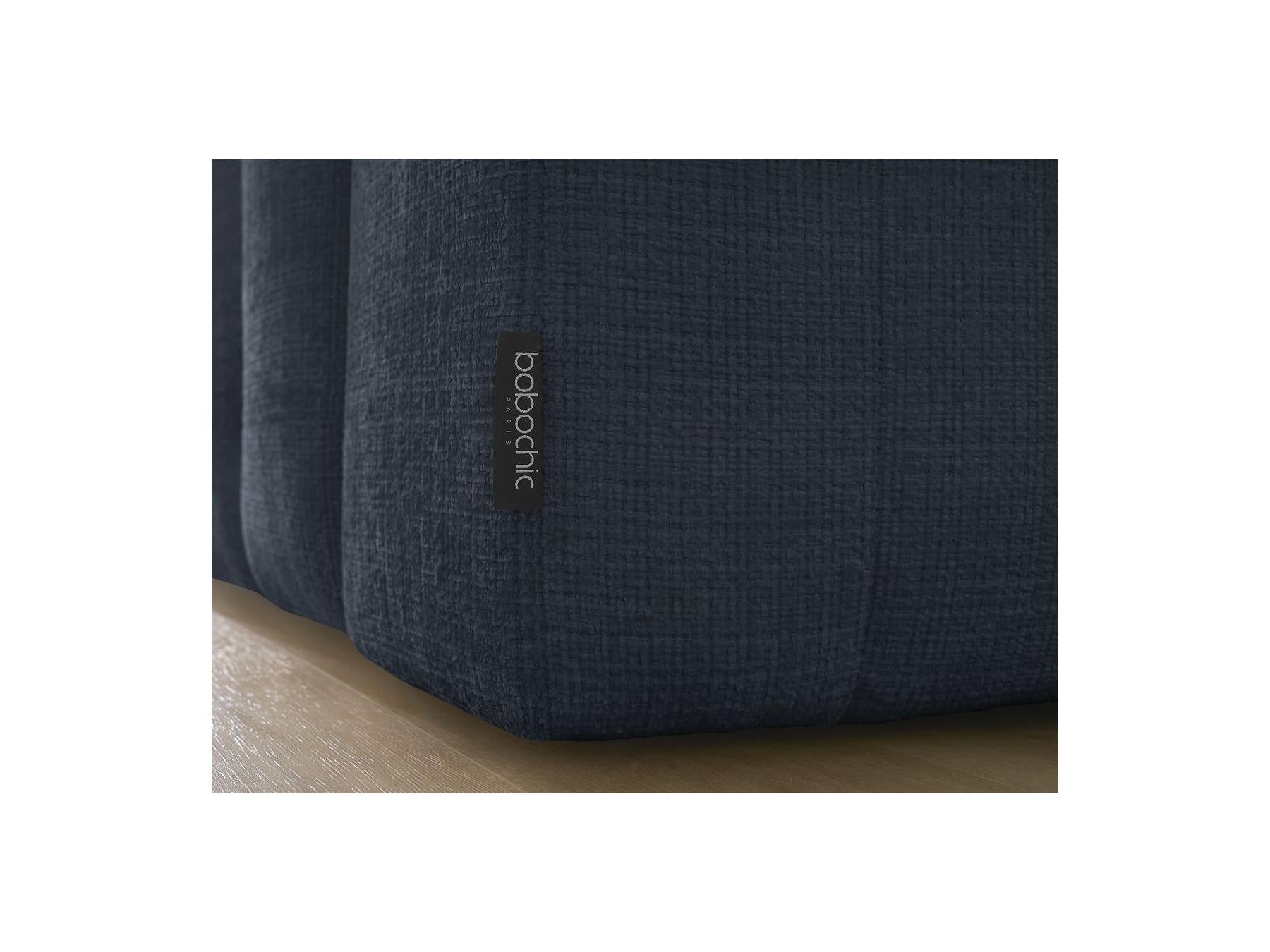 Anakin - Fixed 3-Seater Straight Sofa - Textured Fabric - 2 Cushions
