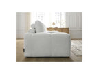 Anakin - Fixed 3-Seater Straight Sofa - Textured Fabric - 2 Cushions