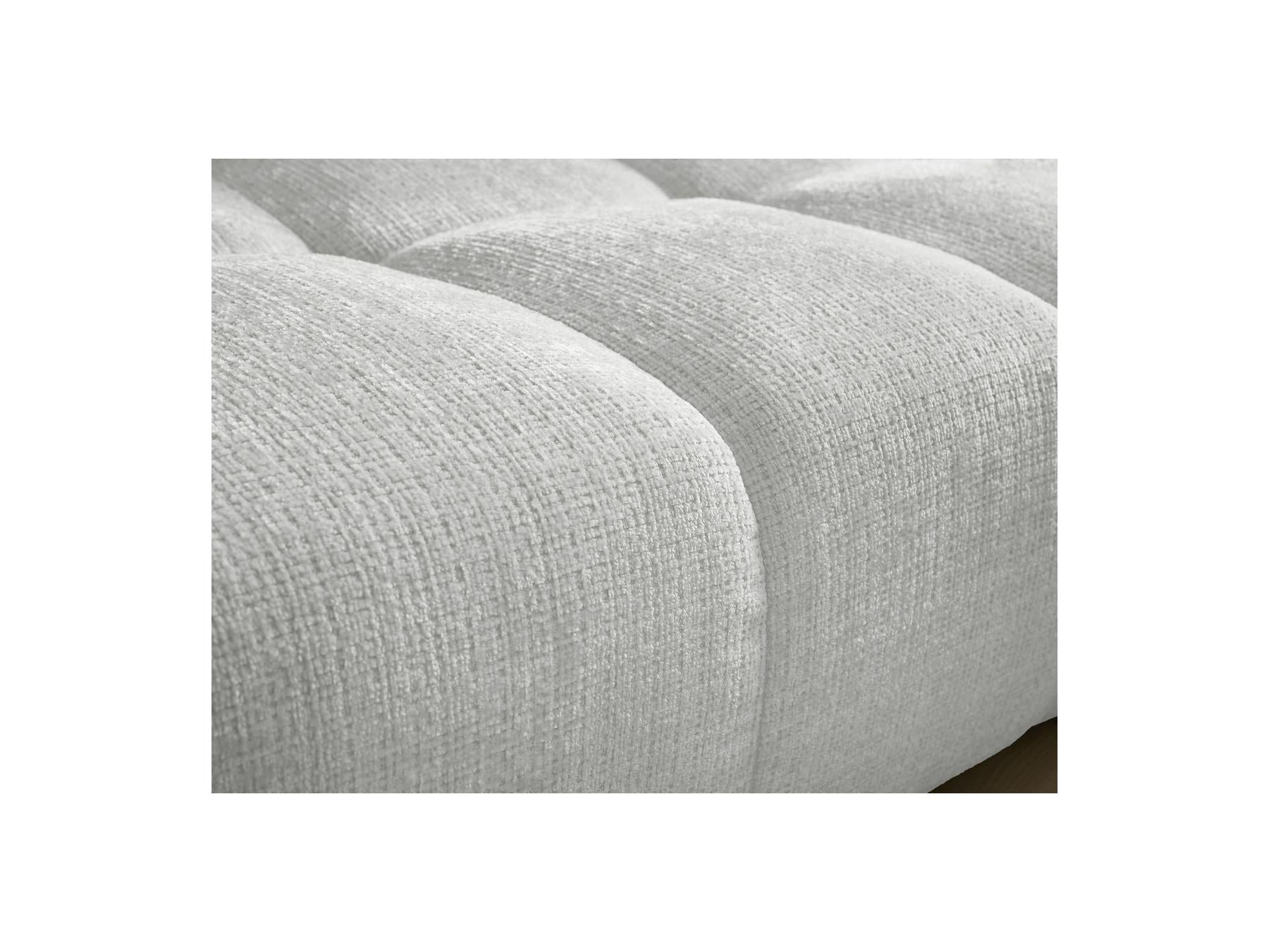 Anakin - Fixed 3-Seater Straight Sofa - Textured Fabric - 2 Cushions