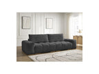 Anakin - Fixed 3-Seater Straight Sofa - Textured Fabric - 2 Cushions