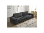 Anakin - Fixed 3-Seater Straight Sofa - Textured Fabric - 2 Cushions