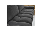 Anakin - Fixed 3-Seater Straight Sofa - Textured Fabric - 2 Cushions