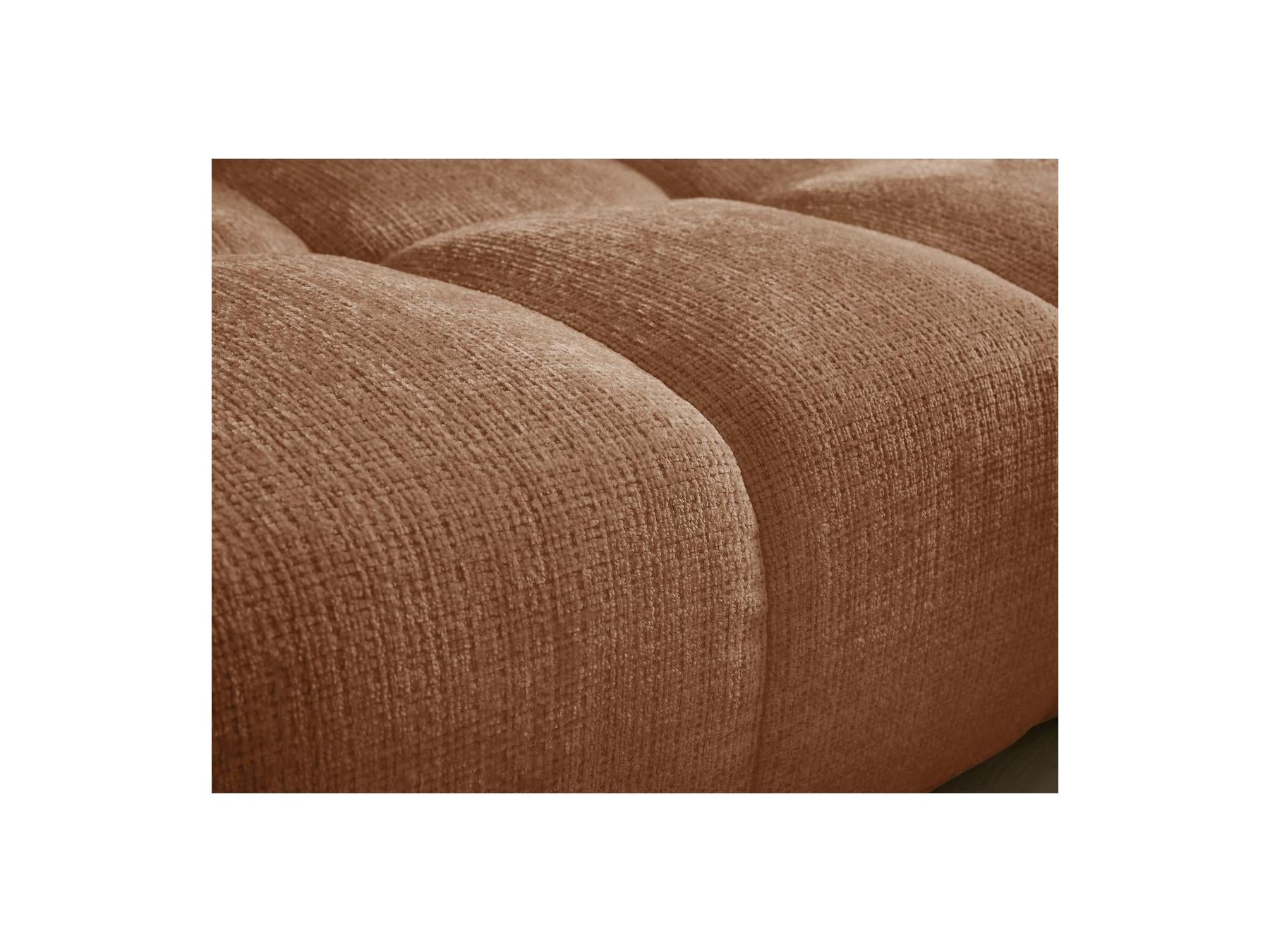 Anakin - Fixed 3-Seater Straight Sofa - Textured Fabric - 2 Cushions