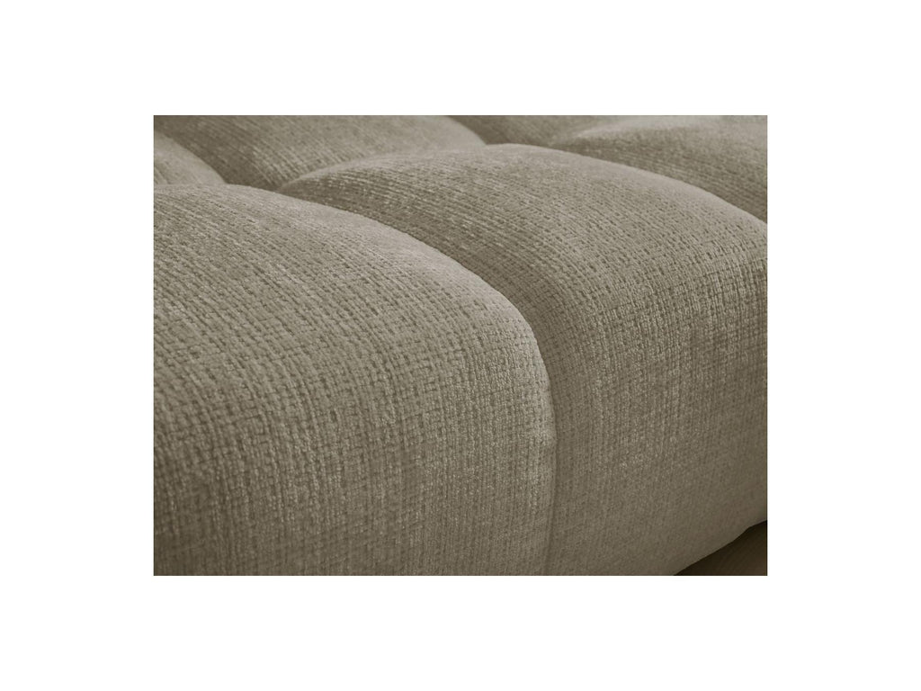 Anakin - Fixed 3-Seater Straight Sofa - Textured Fabric - 2 Cushions