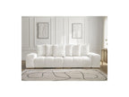 Anakin - Fixed Straight 3-Seater Sofa - Textured Fabric - 6 Cushions