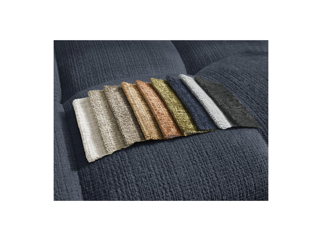 Anakin - Fixed Straight 3-Seater Sofa - Textured Fabric - 6 Cushions