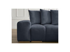 Anakin - Fixed Straight 3-Seater Sofa - Textured Fabric - 6 Cushions