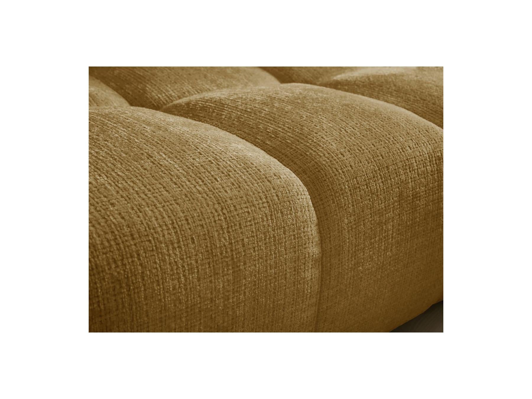 Anakin - Fixed Straight 3-Seater Sofa - Textured Fabric - 6 Cushions