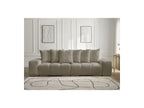 Anakin - Fixed Straight 3-Seater Sofa - Textured Fabric - 6 Cushions
