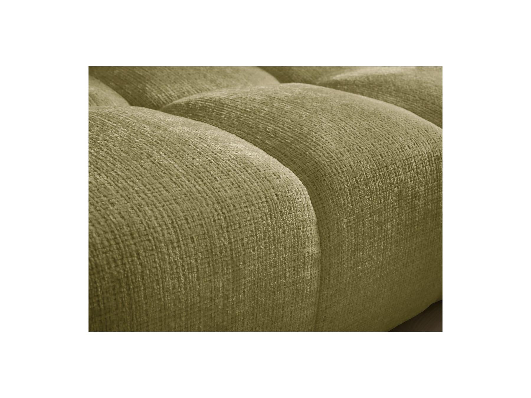 Anakin - Fixed Straight 3-Seater Sofa - Textured Fabric - 6 Cushions