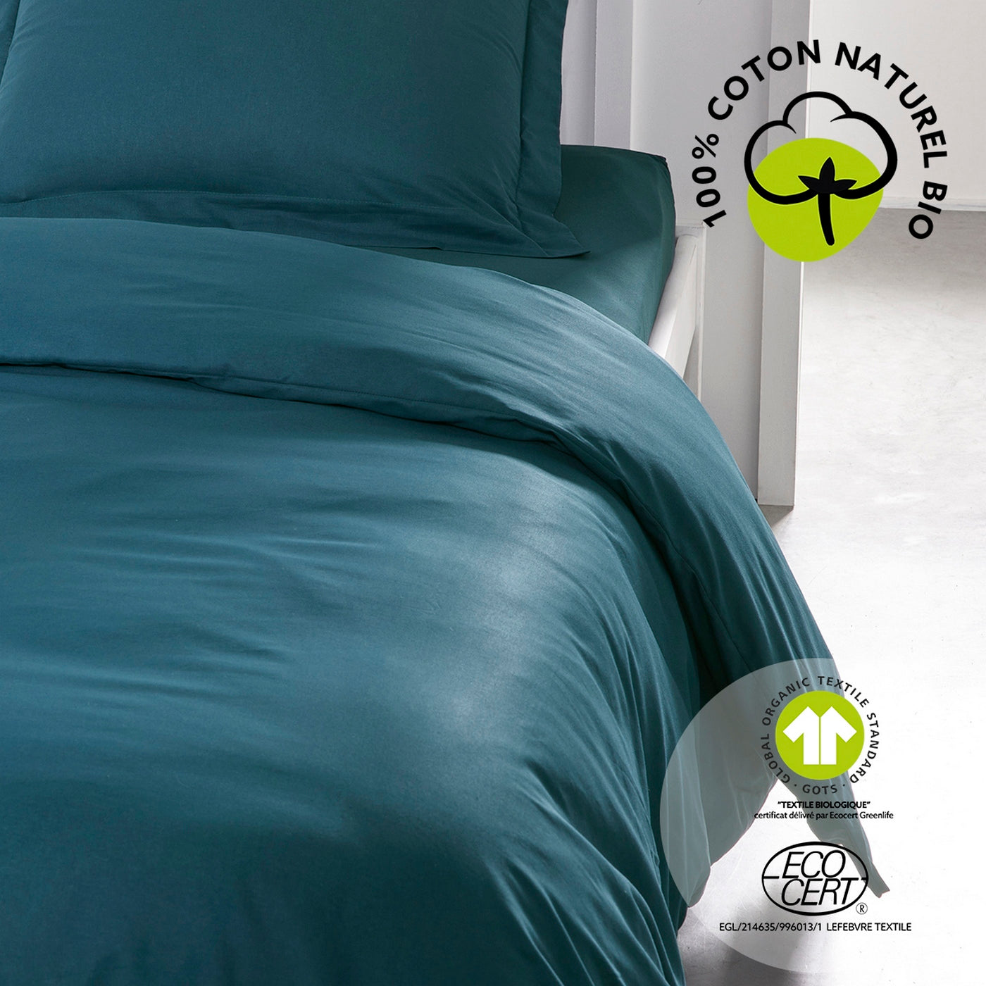 Organic - Duvet Cover - Blue