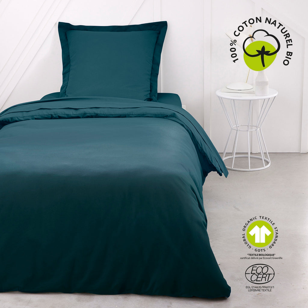Organic - Drap Plat - Bleu