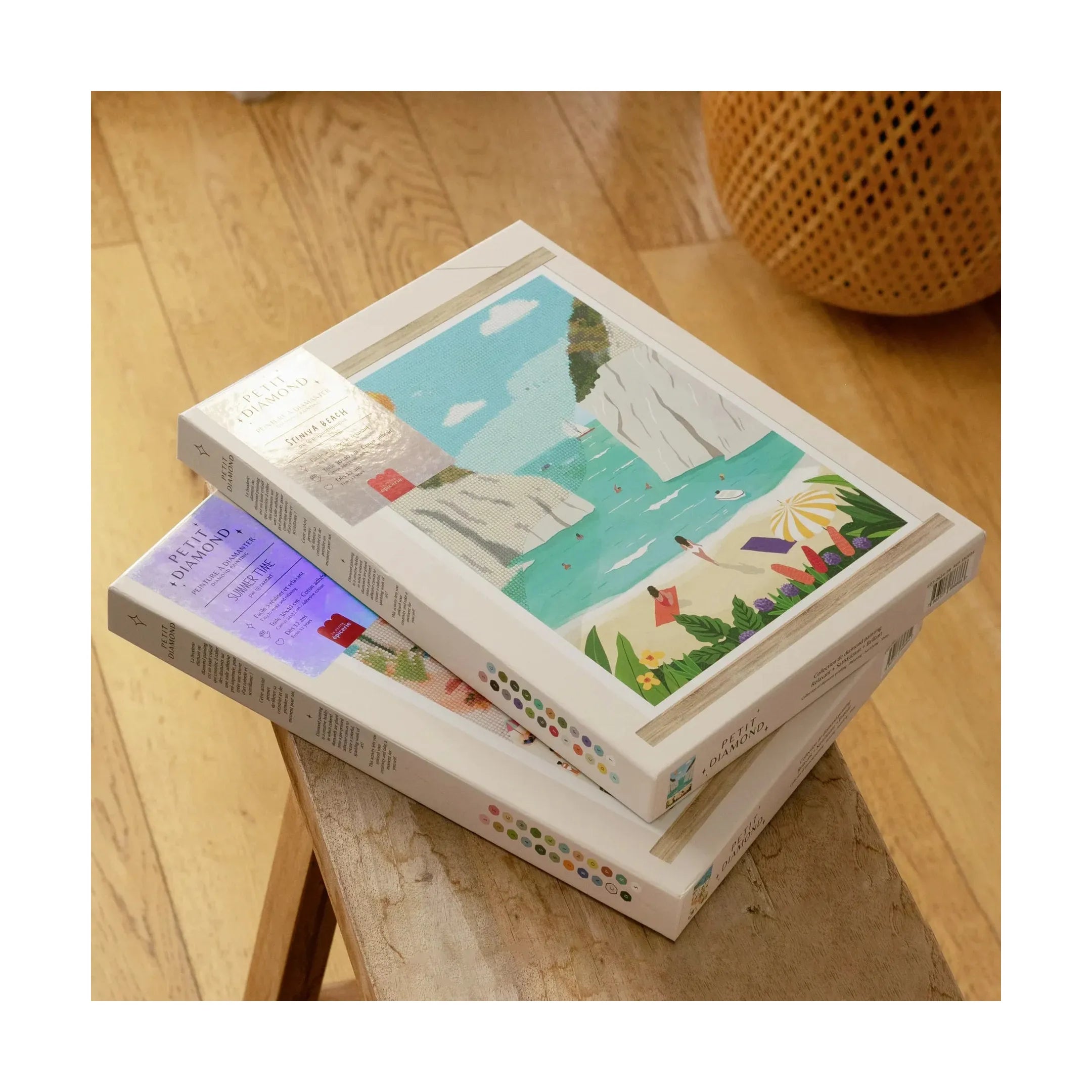 Coffret Petit Diamond - Diamond Painting Stiniva Beach Par Maja Tomljanovic