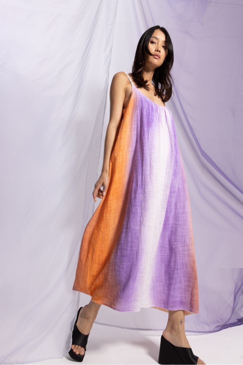 La Robe Michèle Tie & Dye Lilas